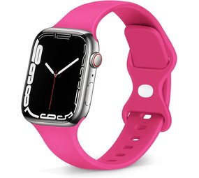 Strap-it® Apple Watch siliconen bandje (knalroze)