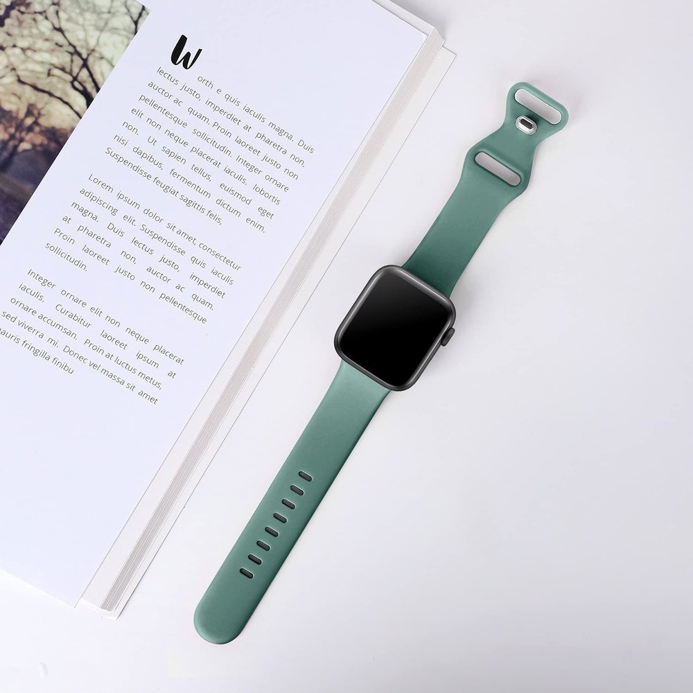Strap-it® Strap-it Apple Watch siliconen bandje (cactus)