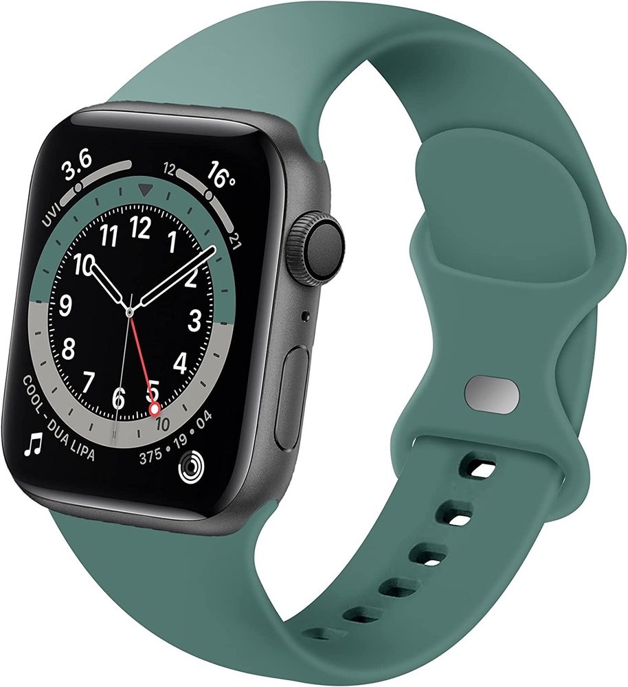 Strap-it® Strap-it Apple Watch siliconen bandje (cactus)