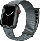Strap-it® Strap-it Apple Watch nylon loop bandje (grijs-groen)