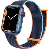 Strap-it® Apple Watch nylon loop bandje (donkerblauw)