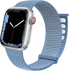Strap-it® Strap-it Apple Watch nylon loop bandje (blauw)