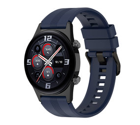 Strap-it® Honor Watch GS 3 siliconen bandje (donkerblauw)