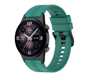 Strap-it® Honor Watch GS 3 siliconen bandje (dennengroen)