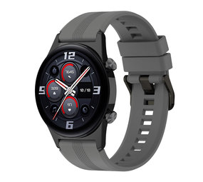 Strap-it® Honor Watch GS 3 siliconen bandje (donkergrijs)