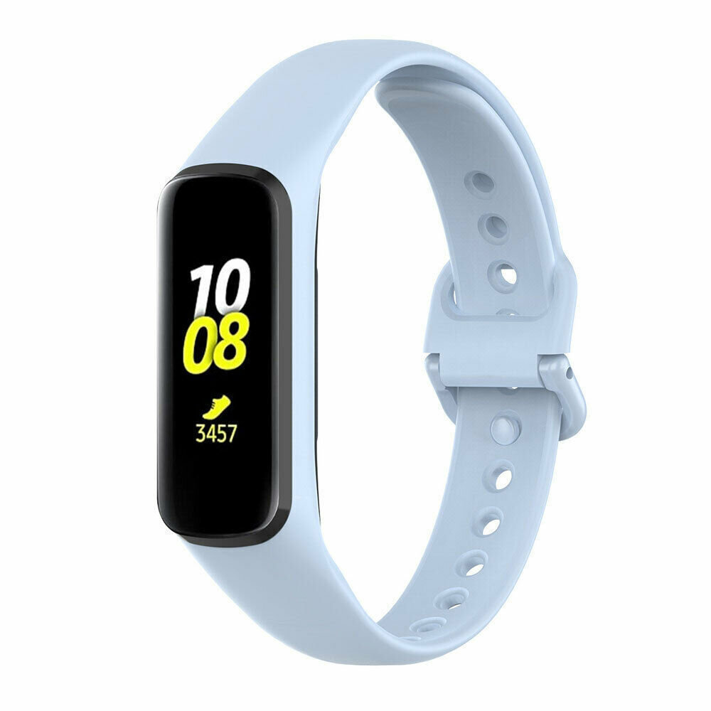 Strap-it® Strap-it Samsung Galaxy Fit 2 siliconen bandje (lichtblauw)