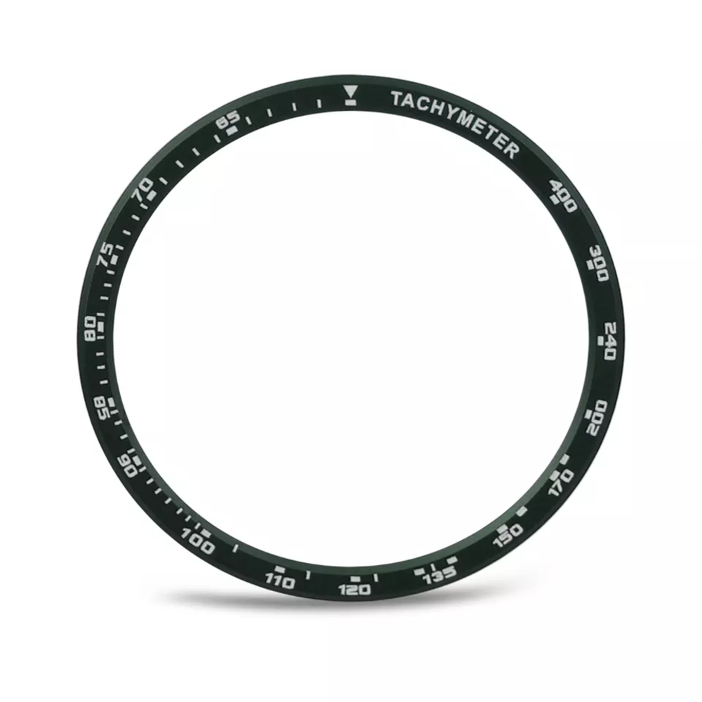 Strap-it® Strap-it Samsung Galaxy Watch 4 Classic 42mm bezel ring snelheid (zwart)