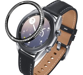 Strap-it® Samsung Galaxy Watch 3 41mm bezel ring (black diamond) Strap-it® Samsung Galaxy Watch 3 41mm bezel ring (black diamond)