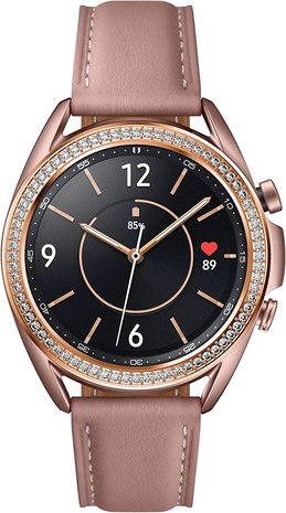 Samsung Galaxy Watch 3 41mm bezel ring rose gold diamond Smartwatchbanden