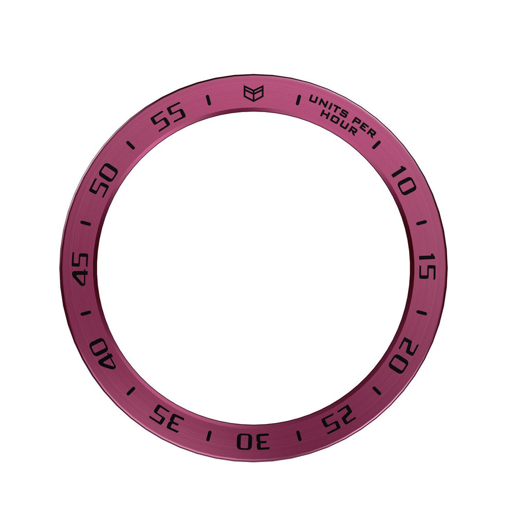 Strap-it® Strap-it Samsung Galaxy Watch 5 44mm bezel ring tijd (bordeaux)