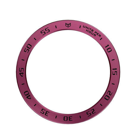 Strap-it® Strap-it Samsung Galaxy Watch 5 44mm bezel ring tijd (bordeaux)