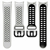 Strap-it® Strap-it Samsung Galaxy Watch 4 Classic 46mm sport square bandje (wit/zwart) Strap-it® Strap-it Samsung Galaxy Watch 4 Classic 46mm sport square bandje (wit/zwart)