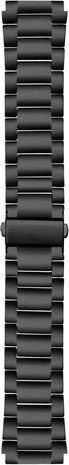 Strap-it® Strap-it Garmin Vivomove 3s titanium band - 39mm - zwart