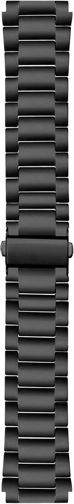 Strap-it® Strap-it Fossil Gen 5e 42mm titanium band (zwart)