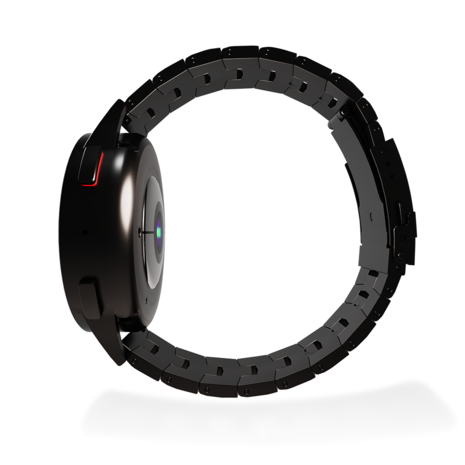 Strap-it® Strap-it Xiaomi Watch S1 titanium grain band (zwart)