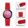 Strap-it® Strap-it Amazfit GTR leren bandje (rood) Strap-it® Strap-it Amazfit GTR leren bandje (rood)