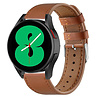 Strap-it® Strap-it Samsung Galaxy Watch 4 44mm leren bandje (strak bruin) Strap-it® Strap-it Samsung Galaxy Watch 4 44mm leren bandje (strak bruin)
