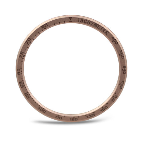 Strap-it® Strap-it Samsung Galaxy Watch 4 40mm bezel ring snelheid  (cherry goud)