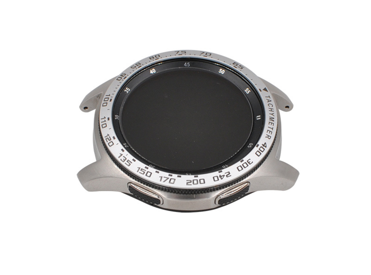 Samsung Galaxy Watch 4 Classic 46mm bezel ring snelheid zilver Smartwatchbanden