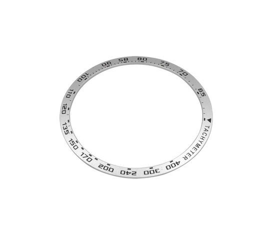 Strap-it® Strap-it Samsung Galaxy Watch 4 Classic 46mm bezel ring snelheid (zilver)