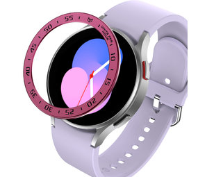 Samsung Galaxy Watch 5 40mm bezel ring tijd bordeaux Smartwatchbanden