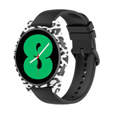 Strap-it® Samsung Galaxy Watch 4 - 44mm PC case (white leopard)