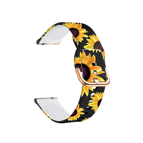 Strap-it® Strap-it Sunny Flower Huawei Watch GT 2 42mm bandje