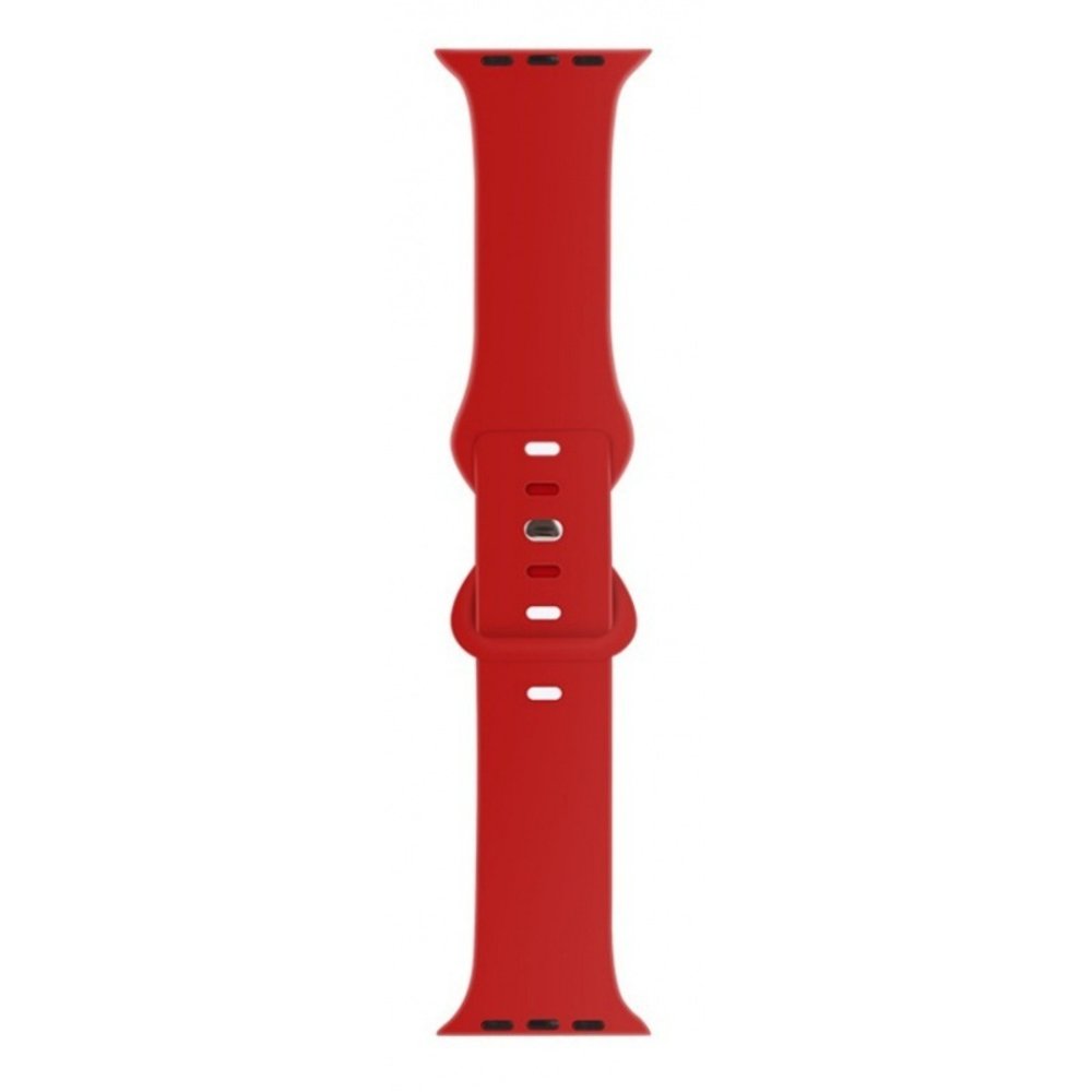 Strap-it® Strap-it Apple Watch siliconen bandje (rood)
