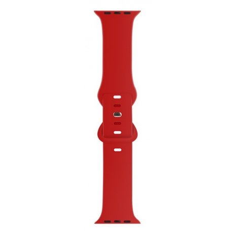 Strap-it® Strap-it Apple Watch siliconen bandje (rood)
