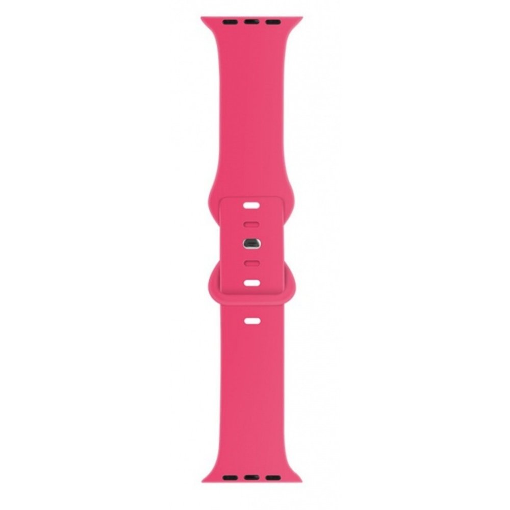 Strap-it® Strap-it Apple Watch siliconen bandje (knalroze)