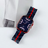 Strap-it® Strap-it Apple Watch steel iron band (blauw/rood) Strap-it® Strap-it Apple Watch steel iron band (blauw/rood)