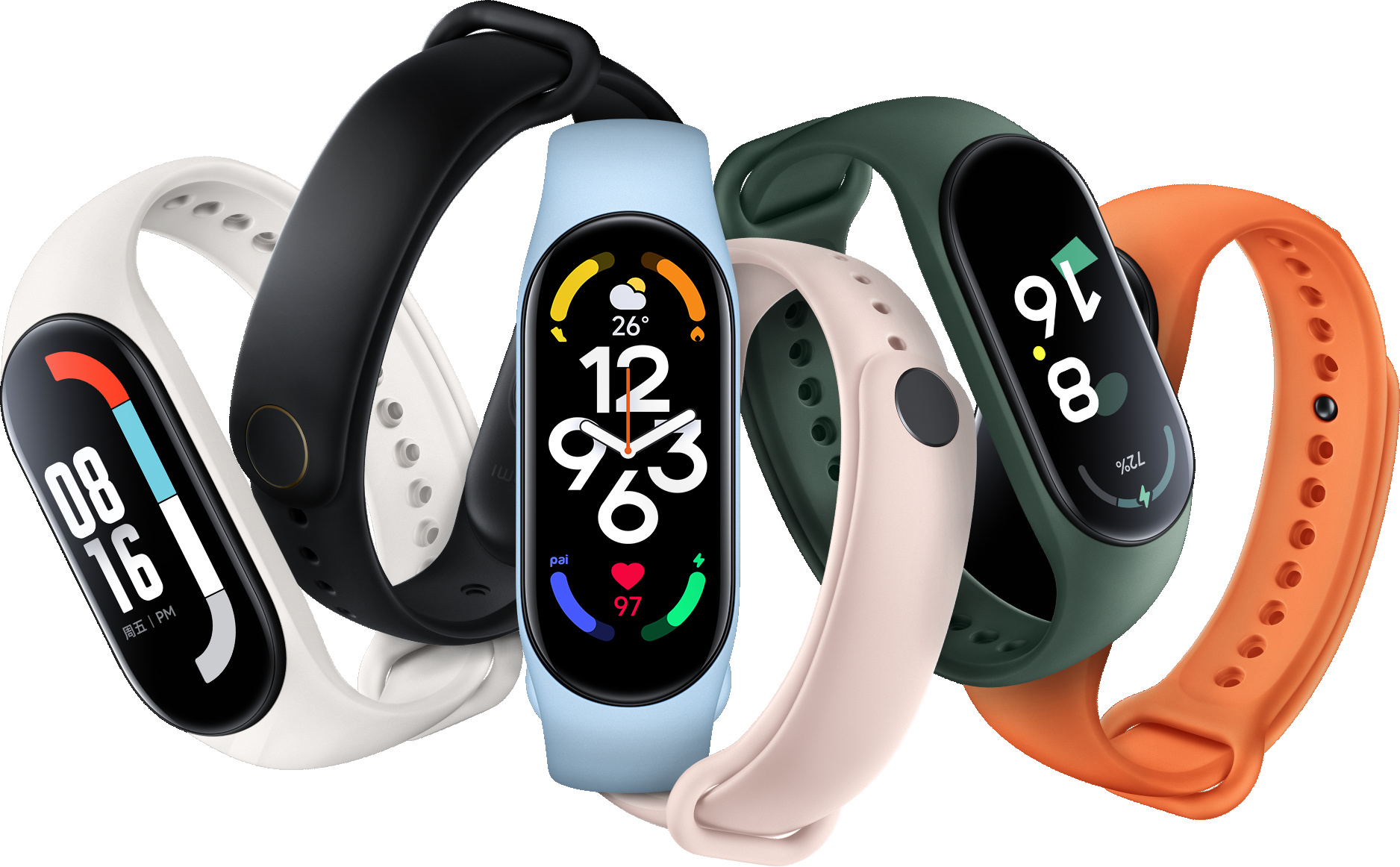 Xiaomi Mi Band 7 ontwerp