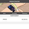 Strap-it® Strap-it Xiaomi Mi Band 7 Milanese band (zwart) Strap-it® Strap-it Xiaomi Mi Band 7 Milanese band (zwart)