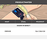 Strap-it® Strap-it Xiaomi Mi Band 7 stalen bandje (zilver) Strap-it® Strap-it Xiaomi Mi Band 7 stalen bandje (zilver)