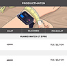 Strap-it® Strap-it Huawei Watch GT 3 Pro 46mm Luxe Siliconen bandje (legergroen) Strap-it® Strap-it Huawei Watch GT 3 Pro 46mm Luxe Siliconen bandje (legergroen)