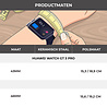Strap-it® Strap-it Huawei Watch GT 3 Pro 46mm keramiek stalen band (wit/goud) Strap-it® Strap-it Huawei Watch GT 3 Pro 46mm keramiek stalen band (wit/goud)