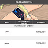 Strap-it® Strap-it Huawei Watch GT 3 Pro 46mm siliconen bandje met gaatjes (donkerblauw) Strap-it® Strap-it Huawei Watch GT 3 Pro 46mm siliconen bandje met gaatjes (donkerblauw)