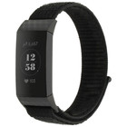 Strap-it® Strap-it Fitbit Charge 3 nylon bandje (zwart)