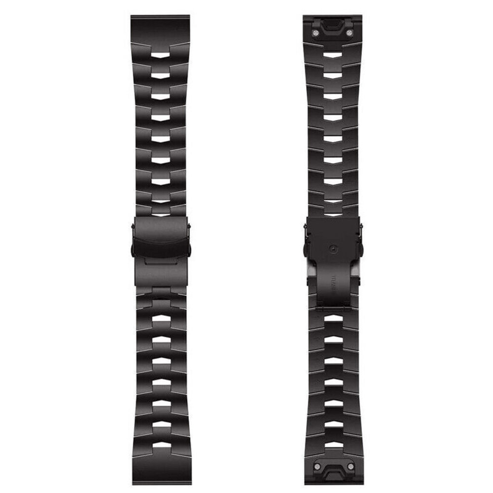 Strap-it® Strap-it Garmin Fenix 5 / 6 titanium bandje (grafiet) Strap-it® Strap-it Garmin Fenix 5 / 6 titanium bandje (grafiet)