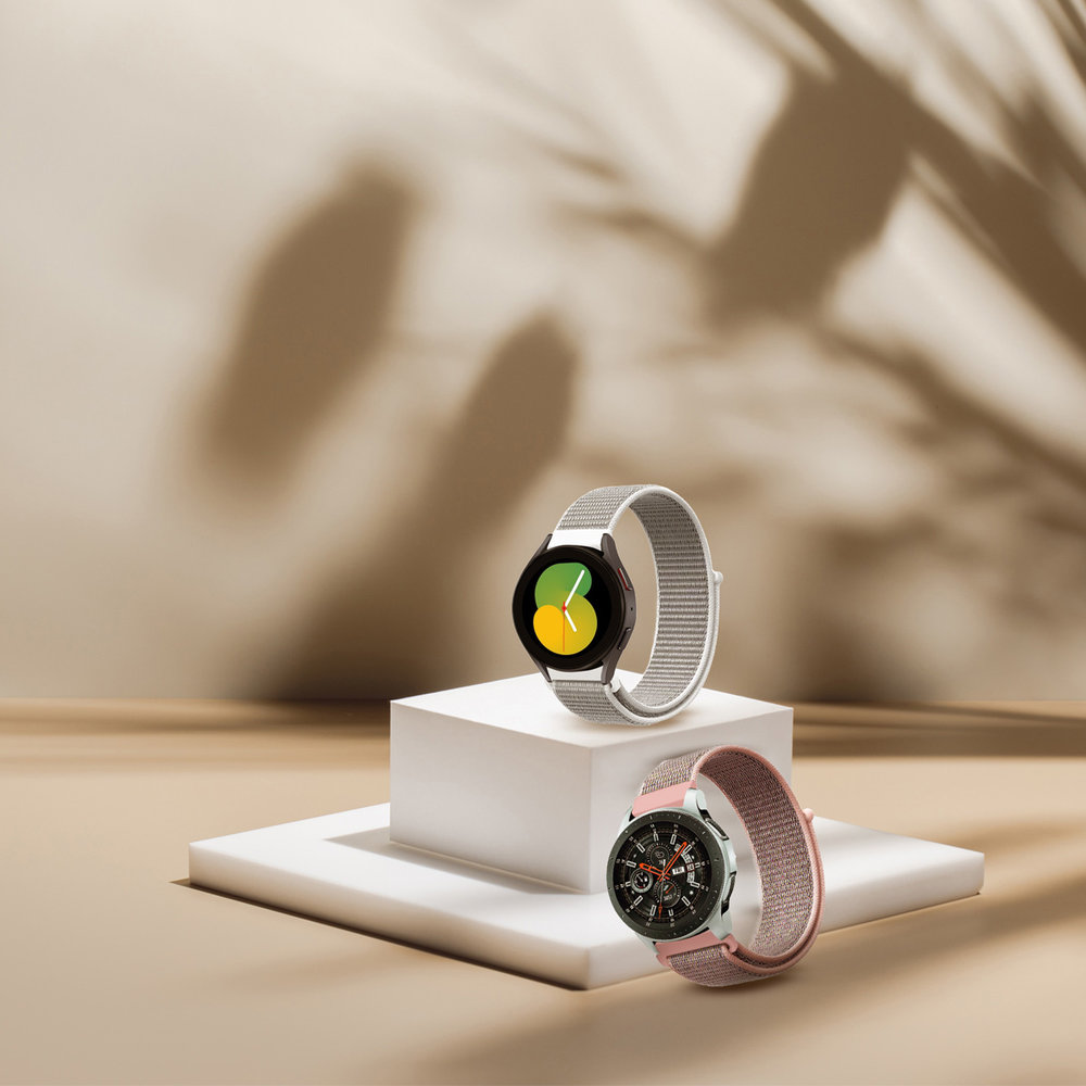 Strap-it® Strap-it Huawei Watch GT 3 42mm nylon band (zeeschelp)