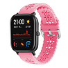 Strap-it® Strap-it Xiaomi Amazfit GTS siliconen bandje met patroon (knalroze) Strap-it® Strap-it Xiaomi Amazfit GTS siliconen bandje met patroon (knalroze)