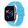 Strap-it® Strap-it Amazfit GTS 3 siliconen bandje met patroon (lichtblauw) Strap-it® Strap-it Amazfit GTS 3 siliconen bandje met patroon (lichtblauw)