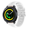 Strap-it® Strap-it Samsung Gear Sport siliconen bandje met patroon (wit) Strap-it® Strap-it Samsung Gear Sport siliconen bandje met patroon (wit)