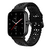 Strap-it® Strap-it Amazfit GTS 2 siliconen bandje met patroon (zwart) Strap-it® Strap-it Amazfit GTS 2 siliconen bandje met patroon (zwart)