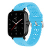 Strap-it® Strap-it Amazfit GTS 2 siliconen bandje met patroon (lichtblauw) Strap-it® Strap-it Amazfit GTS 2 siliconen bandje met patroon (lichtblauw)