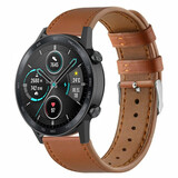 Strap-it® Honor Magic Watch 2 leren bandje (strak bruin)