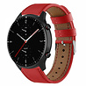 Strap-it® Strap-it Amazfit GTR 2 leren bandje (rood) Strap-it® Strap-it Amazfit GTR 2 leren bandje (rood)