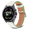 Strap-it® Strap-it Fossil Gen 6 44mm leren bandje (wit-groen) Strap-it® Strap-it Fossil Gen 6 44mm leren bandje (wit-groen)