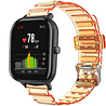 Strap-it® Strap-it Xiaomi Amazfit GTS crystal bandje (transparant oranje) Strap-it® Strap-it Xiaomi Amazfit GTS crystal bandje (transparant oranje)