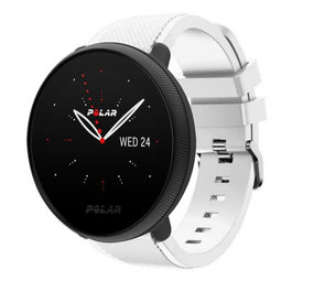 Strap-it® Polar Ignite 3 siliconen bandje (wit)